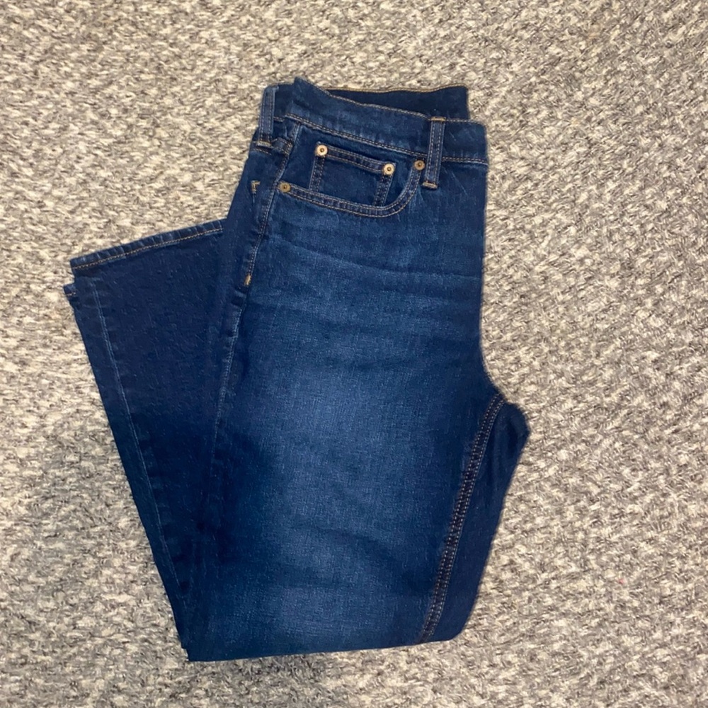 J. Crew Button Fly Blue Jeans